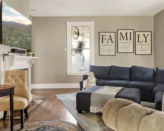 The whole group will be comfortable in this spacious and unique space. - Redlands - Living room