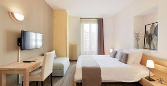 Hotel du Marche - Lausanne - Schlafzimmer