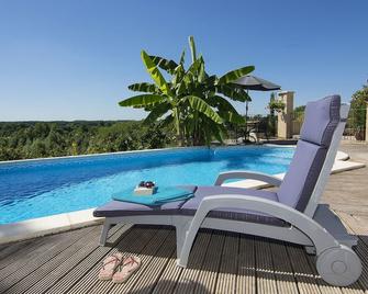 Luxury couples gite near Aubeterre Sur Dronne, South West France - Petit-Bersac - Piscina