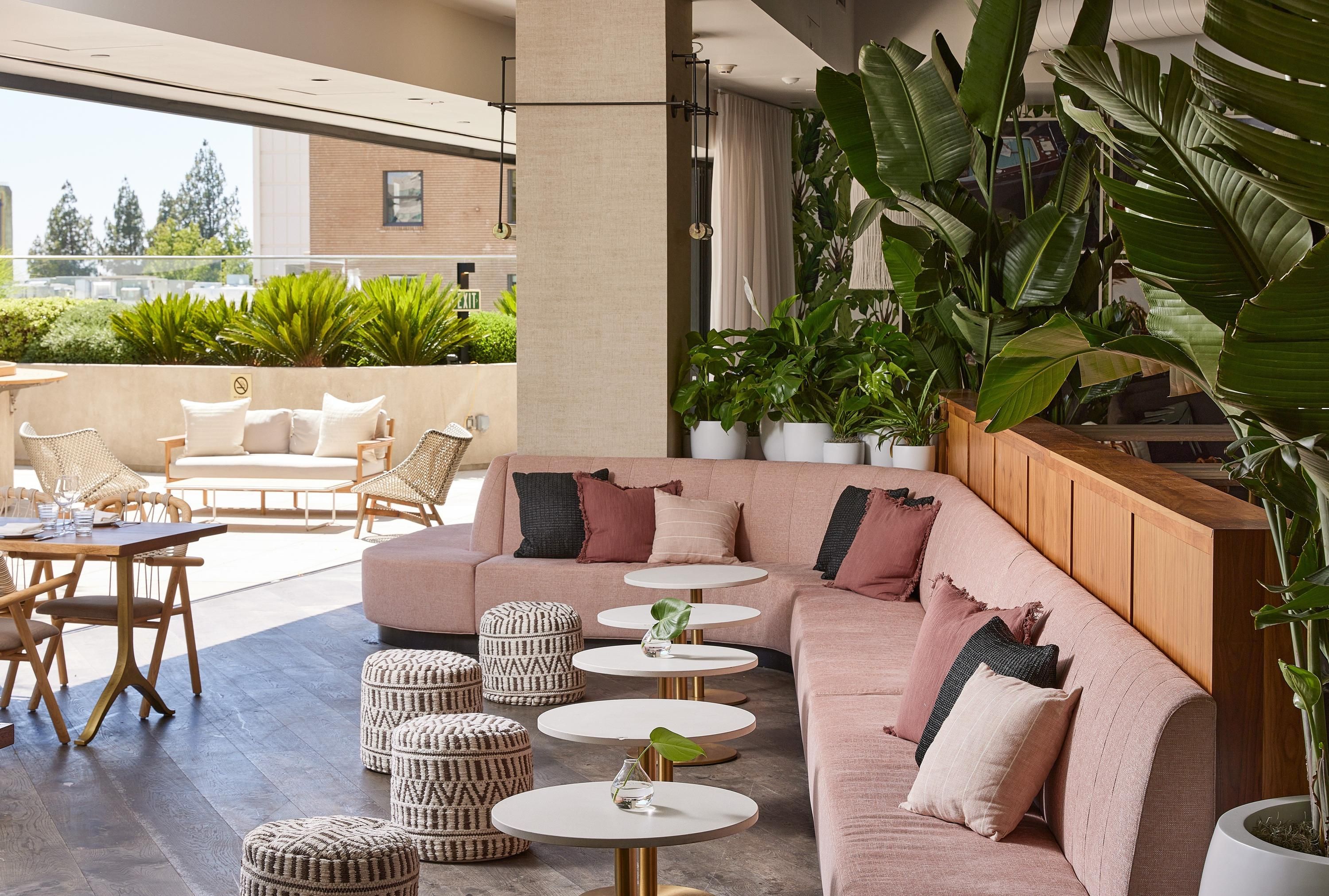 Patio view of Kimpton Sawyer Hotel