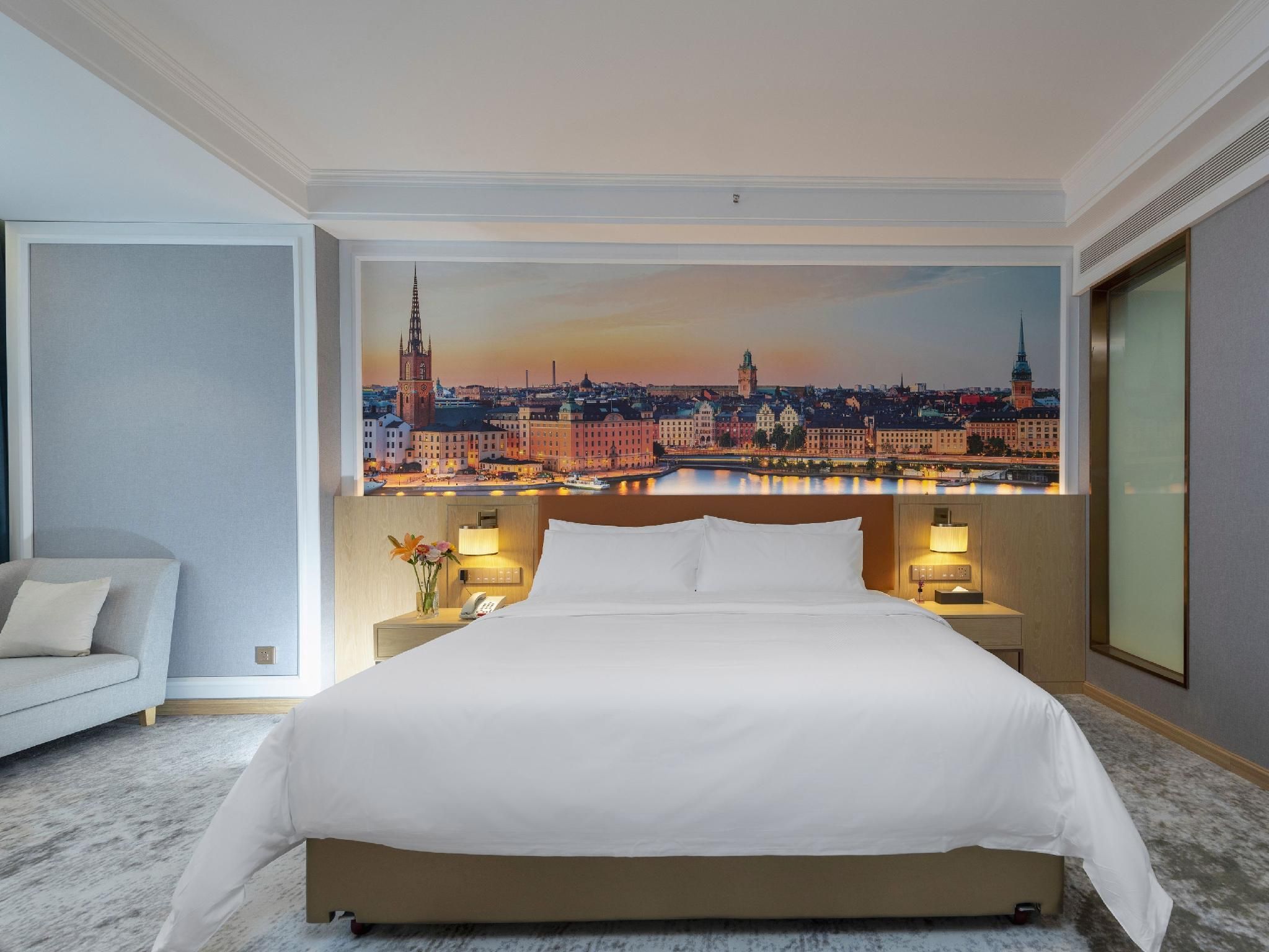 Vienna Hotels Yuncheng Hedong Street Wanda Store - يونتشنغ - غرفة نوم