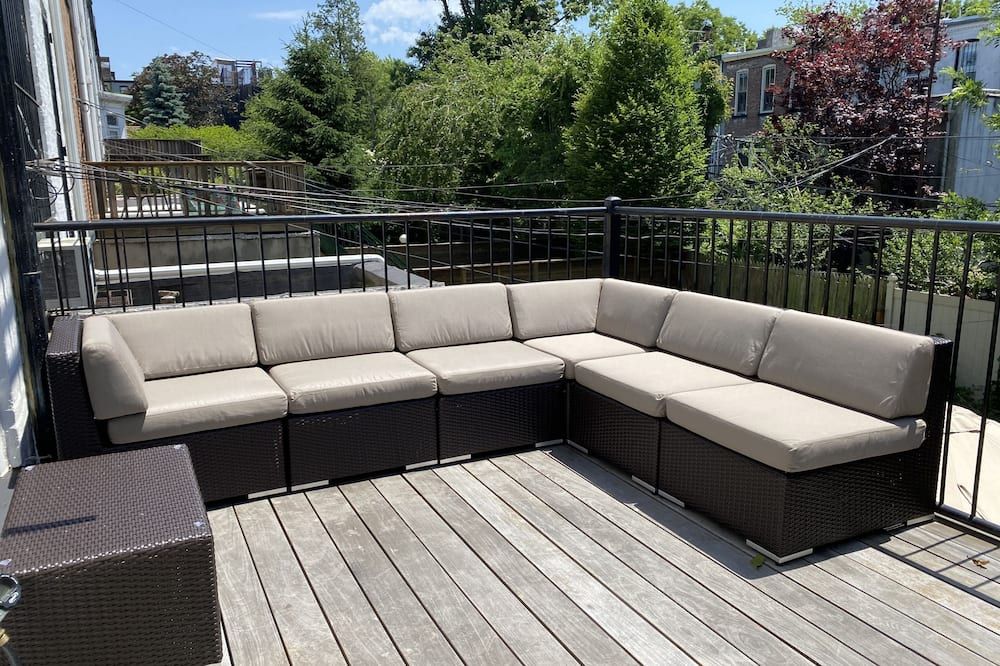 Beautiful brownstone on family friendly, leafy block in the heart of Park Slope - ניו יורק - מרפסת