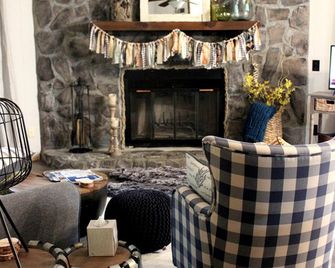 Sky Valley Mountain Cabin - Dillard - Obývací pokoj