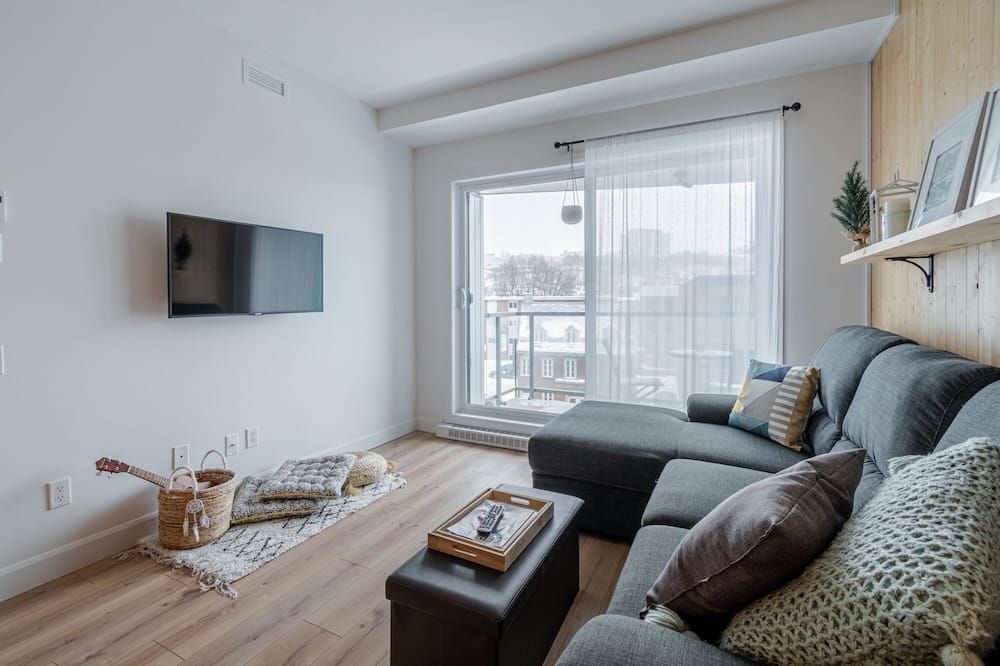 Condo Old Quebec - Gym - Ac - Indoor Parking - Rooftop - קוויבק סיטי - סלון
