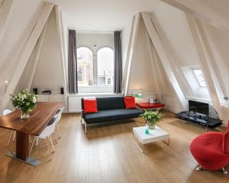Loft 6 kingsize apartment 2-4persons with great kitchen - Groningen - Huiskamer