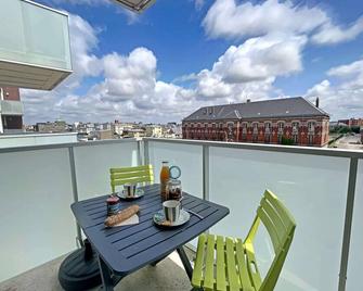 Studio Moderne 30m2 Avec Balcon Et Parking, Acces Direct Plage Et Commerces, Entierement Equipe. - Fr-1-646-11 - Berck - Balkon