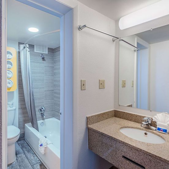 Bathroom view of Motel 6 Winchester