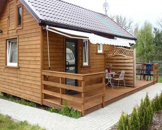 Chalet by Baltic Sea Near Wiselka Lake, - Wisełka - Patio
