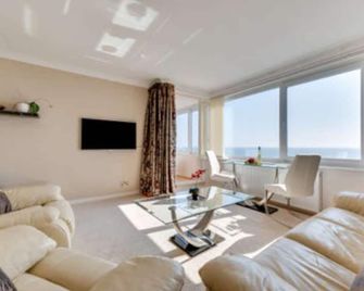Hove Actually with spectacular sea views - Hove - Obývací pokoj