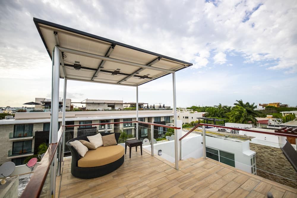 Penthouse Beach Holiday, Private Jacuzzi, Bbq, Family Friendly, Maid Service - Playa del Carmen - Balcó