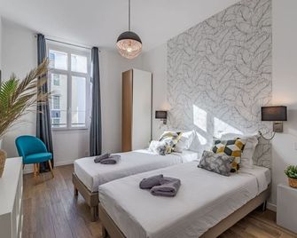 Superb Air Conditioned Apartment 6人々カンヌビーチの近く - カンヌ - 寝室
