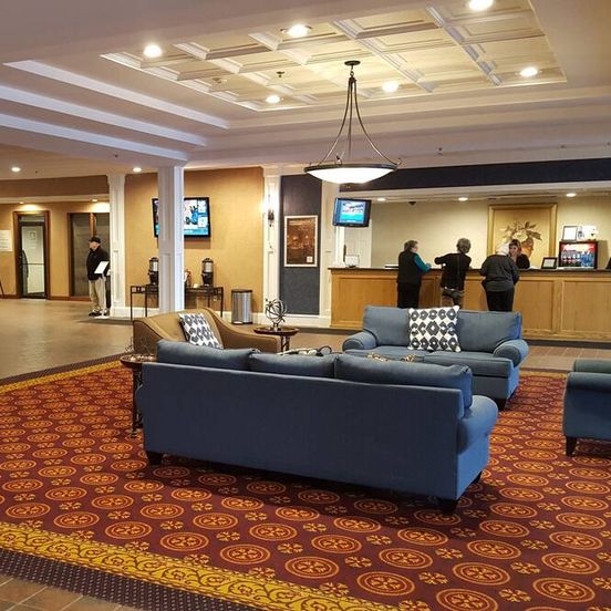 Lobby view of M Hotel Buffalo