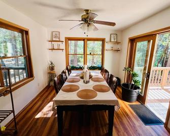 360 Open Nature - Private Retreat in Foresthill w/full Gym&Sauna - Foresthill - Dining room