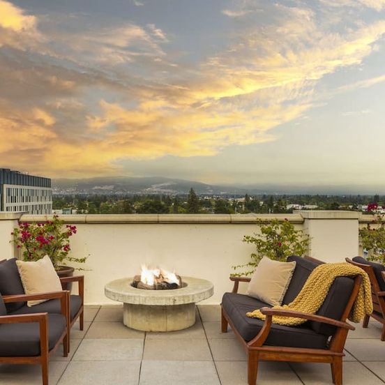 Balcony view of Hotel Valencia Santana Row
