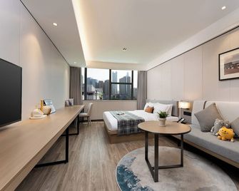 CM Serviced Apartment Shenzhen Dongmen - Shenzhen - Sypialnia