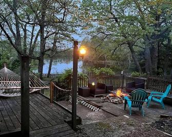 New Listing: Lakefront Home W/ Dock, Theater Room, Firepit. Near Mystic, Casinos - Griswold - Patio