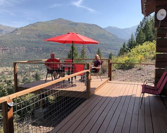 Mountainside Log Cabin Elevation 8000 Ft Great Views str-1-2024-004 - Ridgway - Balcony