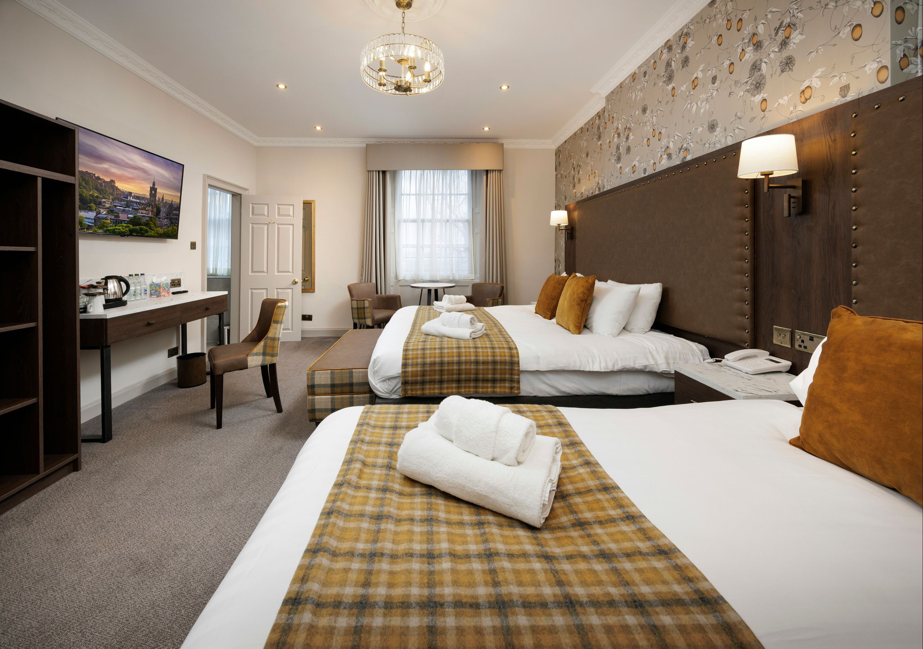 New Town Hotel - אדינבורו - חדר שינה