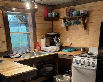 B&B Cabin brAt Clark Farms - Ponca - Kitchen