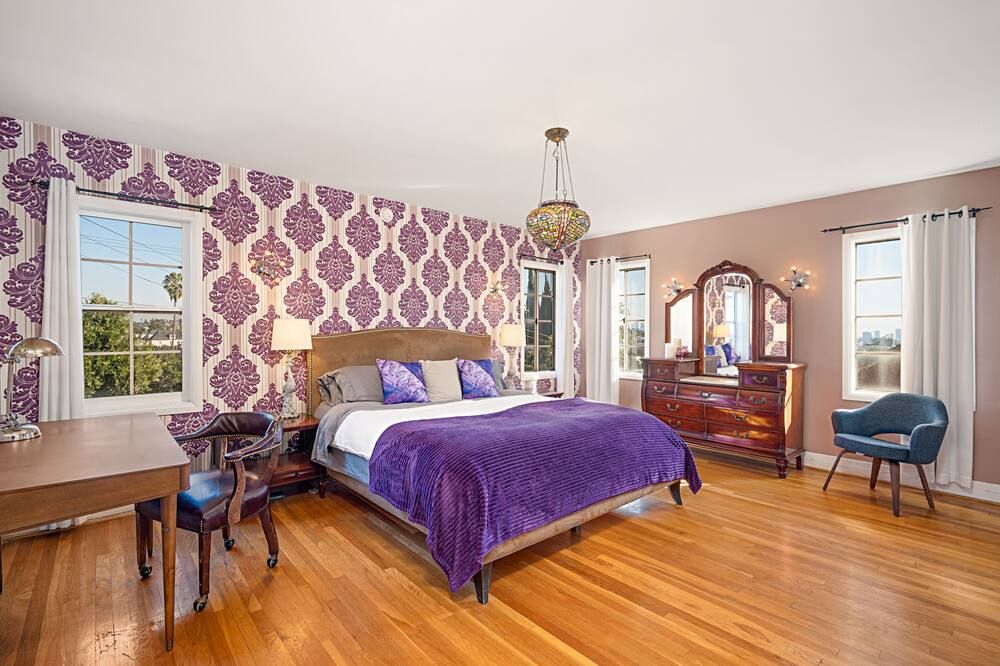 Hollywood Glam + Modern Comfort at Griffith Park - לוס אנג'לס - חדר שינה