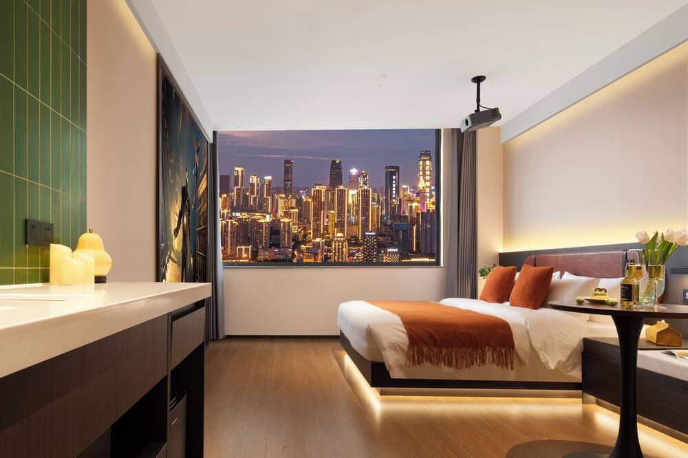 Mcsrh Hotel -Chongqing Chaotianmen - Čchung-čching - Ložnice
