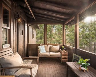 Cozy w Fire Pit Grill Deck Screened Porch WiFi - Harpers Ferry - Living room