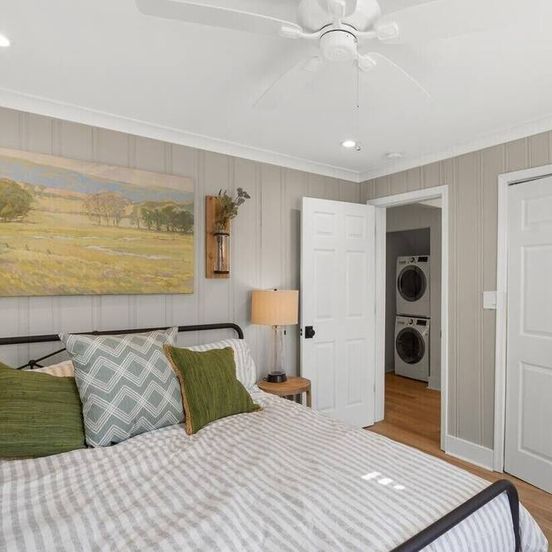 Bedroom view of Gorgeous Loft Style House w/ Luxury, Charm, & Comfort