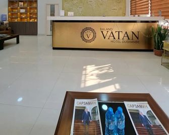 Vatan Hotel - Dushanbe - Front desk
