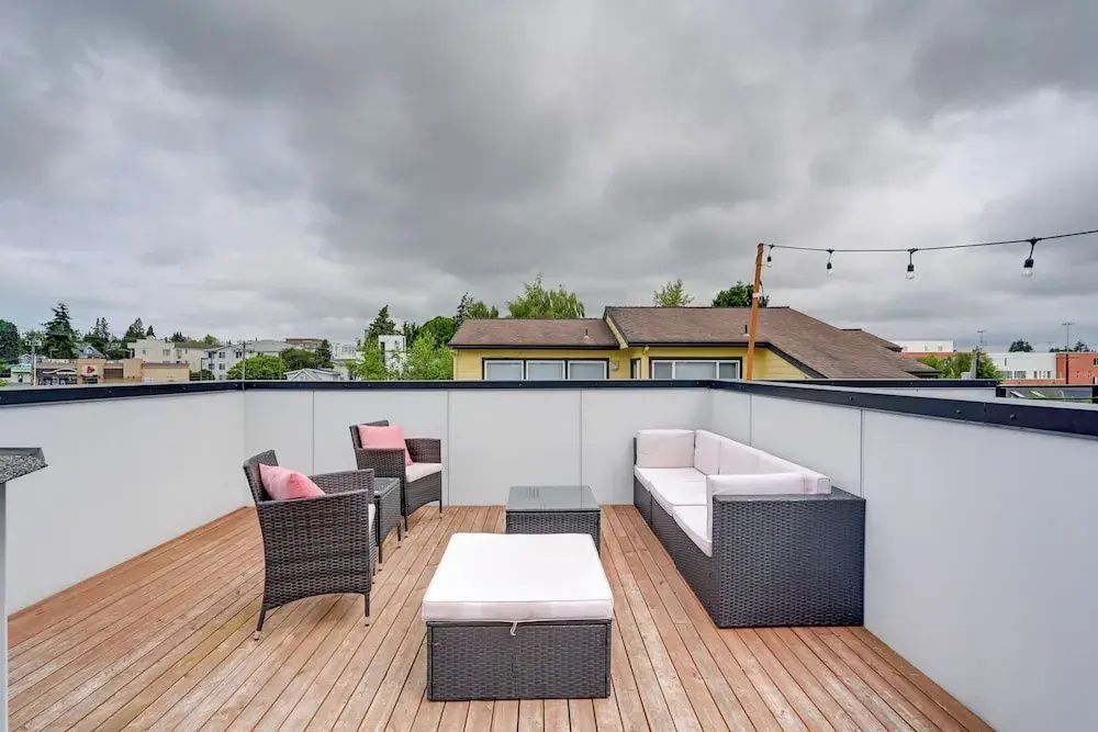 Seattle Townhome: Rooftop Deck 7 Mi to Dtwn - Seattle - Balcon