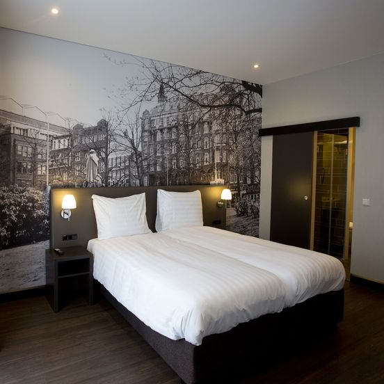 Bedroom view of Royal Amsterdam Hotel