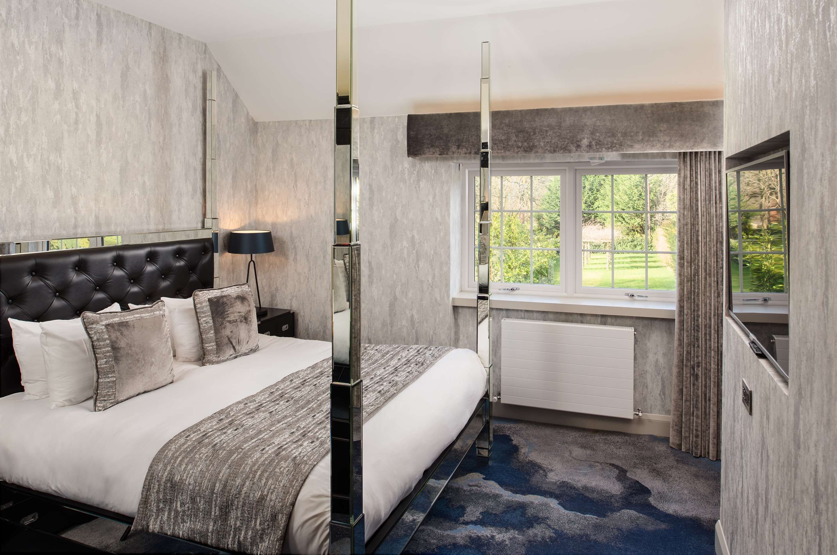 دالميني بارك هاوس هوتل - غلاسكو - غرفة نوم