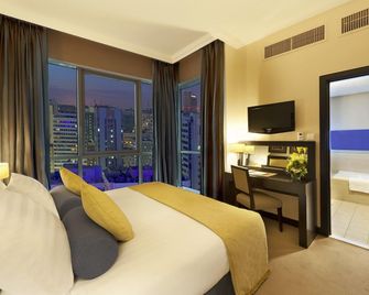 Al Manzel Hotel Apartments - Abu Dhabi - Bedroom