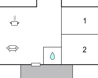 Nice home in Grums with house sea view - Grums - Floorplan