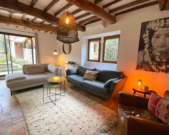 Mas Les Férigoules in Provence - Fontvieille - Obývací pokoj