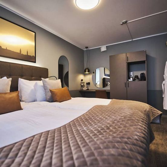 Bedroom view of Hotel Birger Jarl