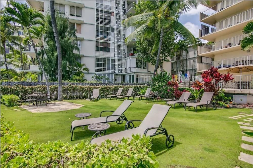 @ Marbella Lane - Breezy Studio@Diamond Head Beach Hotel - هونولولو - شرفة مرصوفة