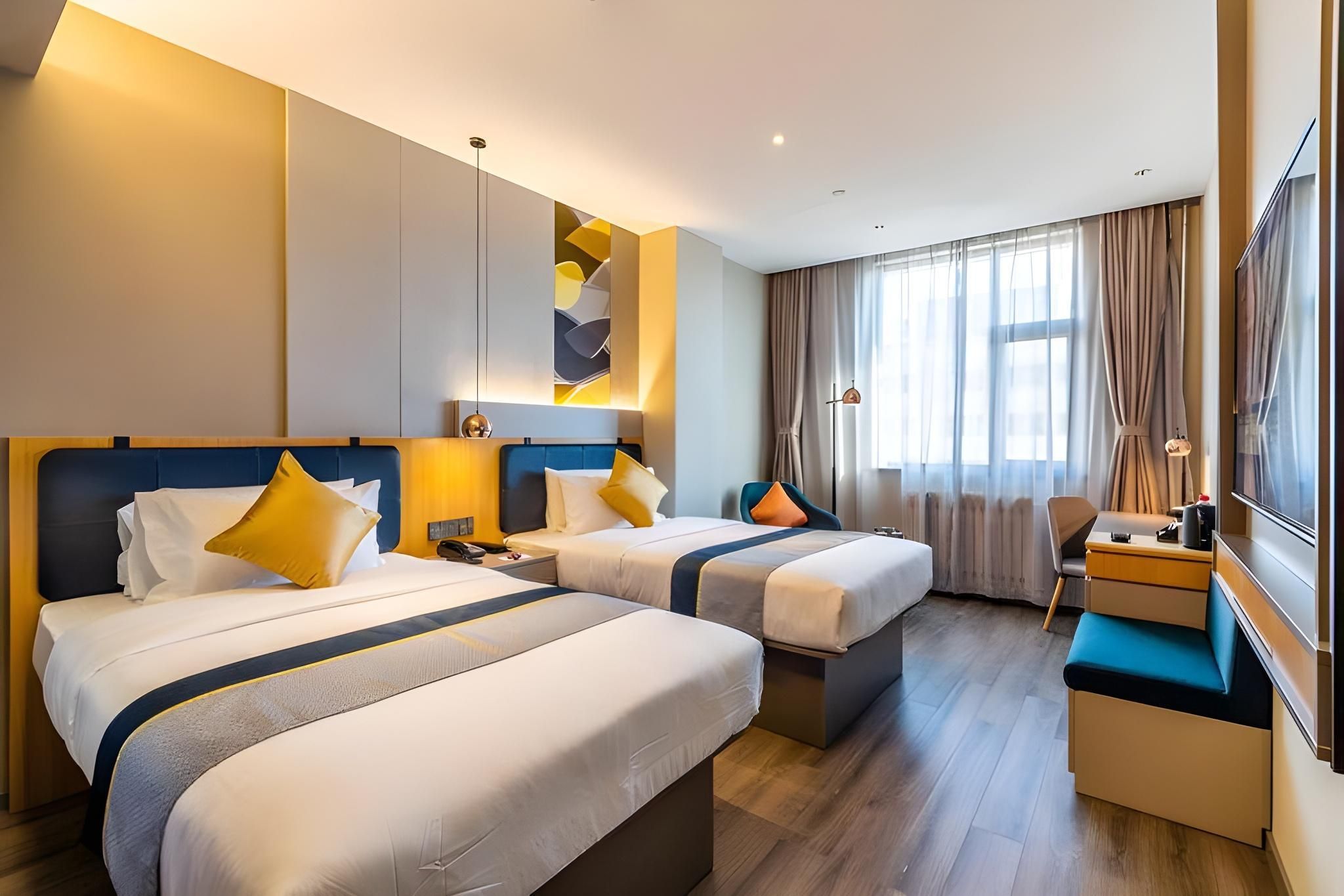 Home Inn Style Harbin Central Avenue St. Sophia Church - חרבין - חדר שינה