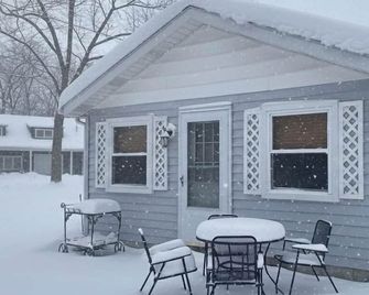 North View Cabins #1 - Comfortable 2Bed/1Ba Cabin with Private Deck on the Lake! - Prudenville - Patio
