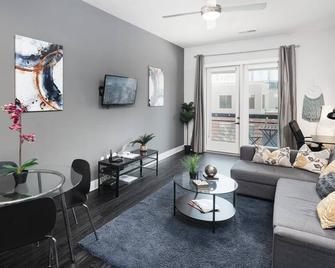 Trifecta Luxury Serviced Apartment In Uptown Clt - Charlotte - Huiskamer