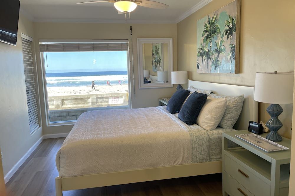 Ocean Front on the Mission Beach Boardwalk! - סן דייגו - חדר שינה