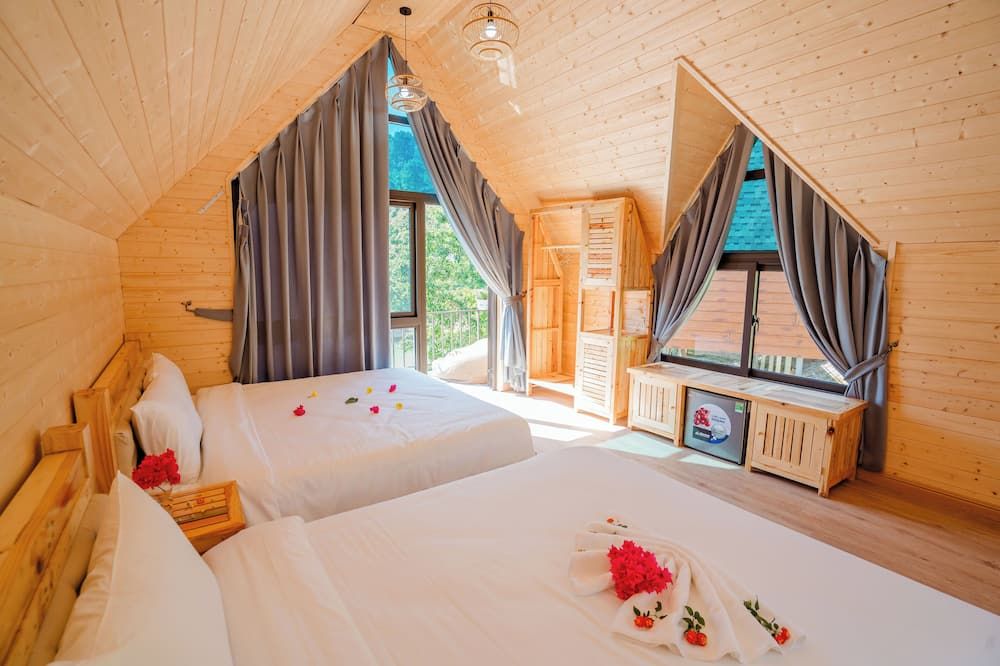 Bai Tu Long Mountain Resort - קאי רונג - חדר שינה