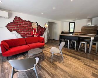 Hôtel confidentiel Le Grecale - Pianottoli-Caldarello - Obývací pokoj