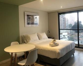 Comfortable studio apartment International Center - 보고타 - 침실
