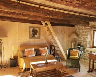 Former farmhouse, close to hiking trails. - Saint-Bonnet-le-Chastel - Sala de estar