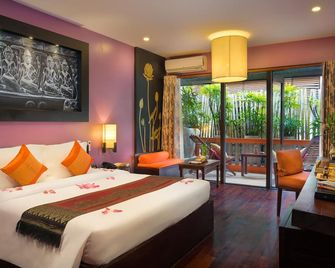 Golden Temple Hotel - סיאם ריפ - חדר שינה