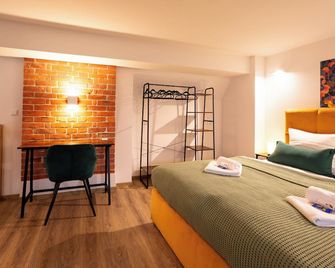 Soulscape Apartment Loft - Tg-Stellplatz, Magenta-Tv & Klima - Zwickau - Bedroom