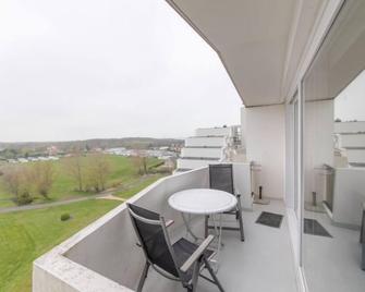 Studio High in the sky with amazing views by Interhome - De Haan - Balkon