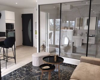 Spacious, bright studio with terrace in a quiet residence - Charly - Salon