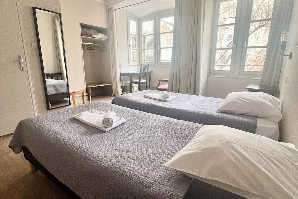 هوتل باتريشيا - ستراسبورغ - غرفة نوم