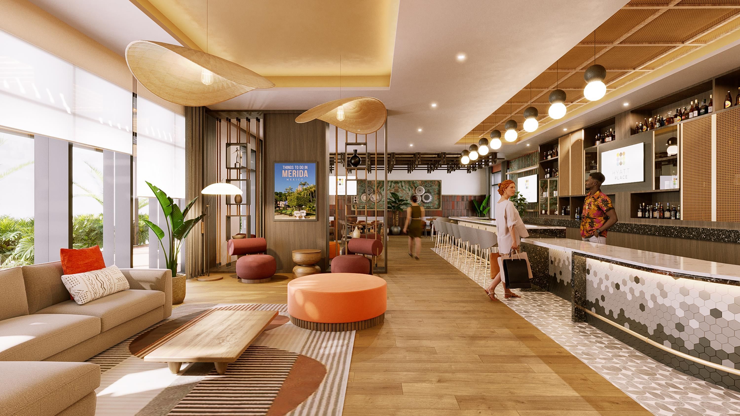 Hyatt Place Merida Via Montejo - מרידה - בר